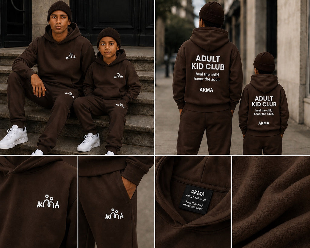 AKMA Family Matching Tracksuit Set — 2 Adults + 2 Children