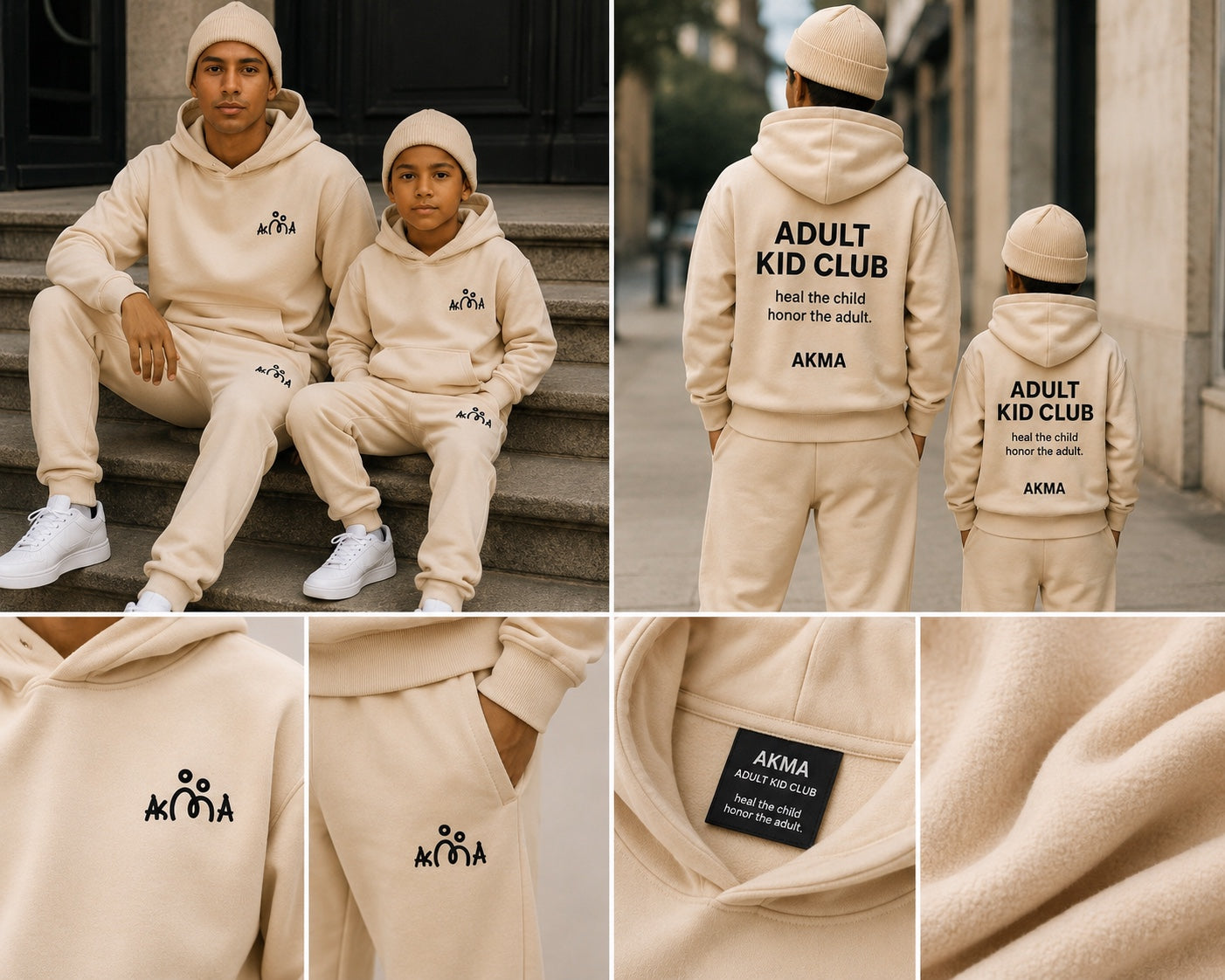 AKMA Family Matching Tracksuit Set — 1 Adult + 1 Child